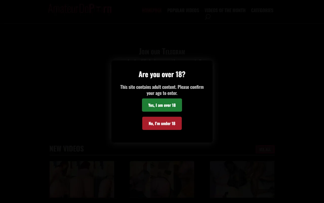 Screenshot: Amateurdoporn Screenshot of Amateurdoporn